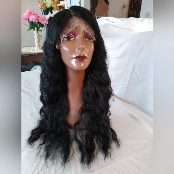 Curly Beauty Human Blend LaceFront Wig Amazon.com : PRIMELACE Kinky Curly Lace Front Wig Human Hair  main image 4
